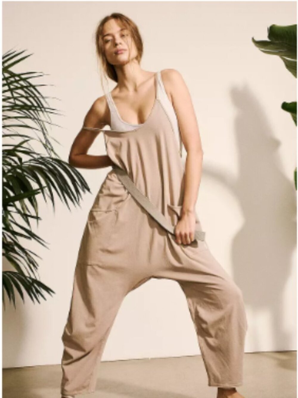 Free People Hot Shot Onsie Medium Mocha Latte - Picture 3 of 11